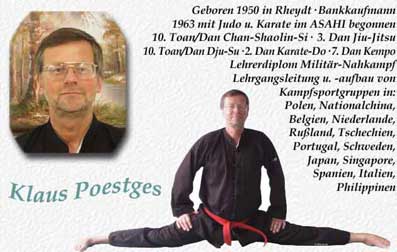 Sifu Klaus POESTGES Sifu Klaus POESTGES