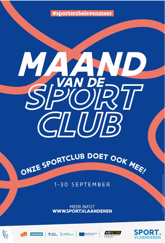 September is de Maand van de Sportclub en wij doen mee!