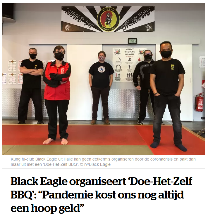 Black Eagle organiseert ‘Doe-Het-Zelf BBQ’: “Pandemie kost ons nog altijd een hoop geld”