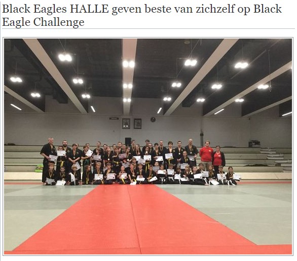 Black Eagles HALLE geven beste van zichzelf op Black Eagle Challenge