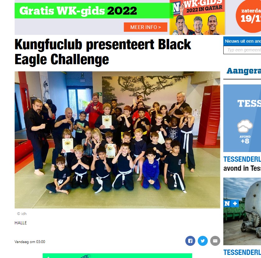 Kungfuclub presenteert Black Eagle Challenge
