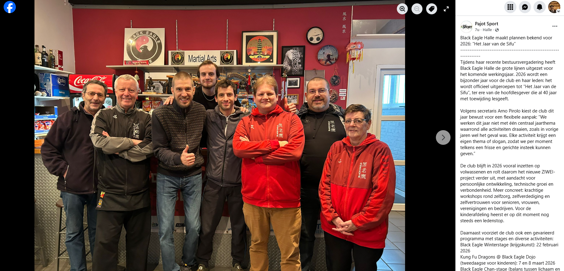 Black Eagle Halle maakt plannen bekend voor 2026: “Het Jaar van de Sifu”