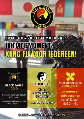 GRATIS INITIATIEMOMENT KUNG FU - ZATERDAG 20 SEPTEMBER 2025