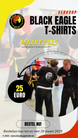 Black Eagle Kledijverkoop - maart en april 2025