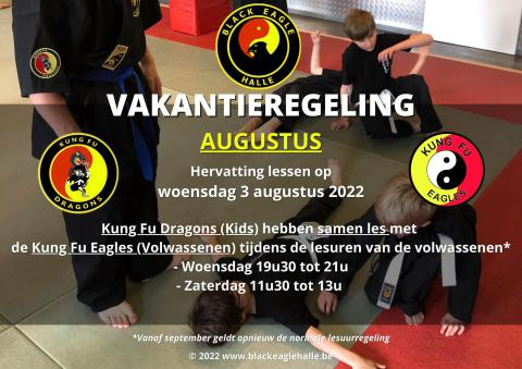 Vakantieregeling 2022