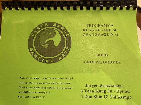 Kung Fu Dju Su Chan Shaolin Si Groene Gordel