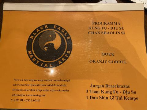 Kung Fu Dju Su Chan Shaolin Si Oranje Gordel